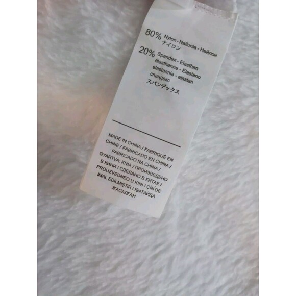 Cupshe Teal Blue Bikini Set White Embroidered Edge 2 Piece Set Size L NWT - Picture 10 of 10